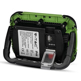 V-Tac Reflector LED portabil V-Tac 20W, cip Samsung, 4000K alb neutru, IP44, 1400 lm, baterie Li-Ion 7200 mAh