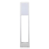 V-Tac Lampă LED exterior/grădină V-Tac 10W, IP65, 6400K alb rece, 900 lm, carcasă aluminiu, alb
