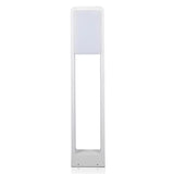 V-Tac Lampă LED exterior/grădină V-Tac 10W, IP65, 6400K alb rece, 900 lm, carcasă aluminiu, alb