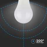 V-Tac BEC LED A60 E27 10.5W 4000K ALB NEUTRU