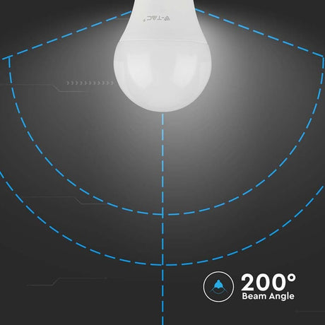V-Tac BEC LED A60 E27 10.5W 6500K ALB RECE