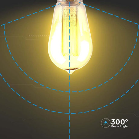 V-Tac BEC LED ST64 E27 4W CU FILAMENT1800K MODEL EDISON