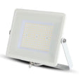 V-Tac Reflector LED Slim V-Tac 100W Samsung SMD, 11500 lm (115 lm/W), 4000K Alb Natural, IP65, Negru