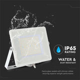 V-Tac Reflector LED Slim V-Tac 100W Samsung SMD, 11500 lm (115 lm/W), 4000K Alb Natural, IP65, Negru