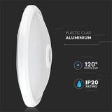 V-Tac PLAFONIERA LED 12W IP20 SENZOR DE MISCARE 4000K ALB NEUTRU