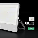 V-Tac Proiector LED Proiector LED V-Tac 300W SMD CREE 40500lm 6500K Alb Rece IP65 135lm/W Negru/Gris cu Cablu CIP