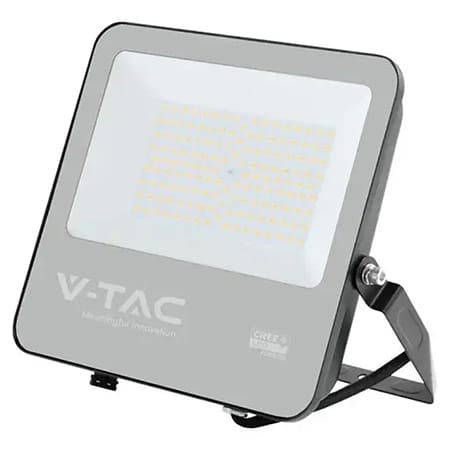 V-Tac Reflector LED REFLECTOR LED 100W 135LM/W 4000K IP65 CABLU 1M CIP CREE - NEGRU/GRI