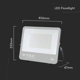 V-Tac Proiector LED Proiector LED V-Tac 200W SMD Cree 27000 lm 6500K Alb Rece IP65 135 lm/W cu cablu 1 m Negru/Gri