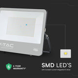 V-Tac Proiector LED Proiector LED V-Tac 200W SMD Cree 27000 lm 6500K Alb Rece IP65 135 lm/W cu cablu 1 m Negru/Gri
