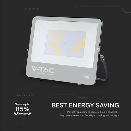 V-Tac Proiector LED Proiector LED V-Tac 200W SMD Cree 27000 lm 6500K Alb Rece IP65 135 lm/W cu cablu 1 m Negru/Gri