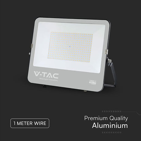 V-Tac Proiector LED Proiector LED V-Tac 200W SMD Cree 27000 lm 6500K Alb Rece IP65 135 lm/W cu cablu 1 m Negru/Gri