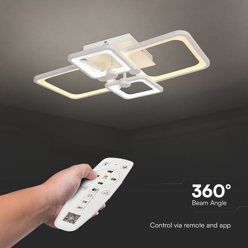 V-Tac Corp iluminat Corp Iluminat LED V-Tac 70W Dimabil 3 în 1, 6000lm, IP20, Alb, 585x390x120 mm