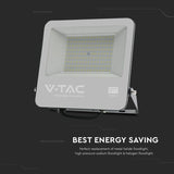 V-Tac Reflector LED REFLECTOR LED SMD 100W 4000K IP65 CABLU 1M CIP SAMSUNG - NEGRU/GRI