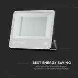 V-Tac Reflector LED Reflector LED V-Tac 200W SMD Samsung 6500K Alb Rece IP65, Negru, cablu 1 m, 17540 lm