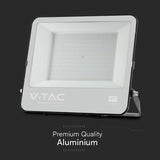 V-Tac Reflector LED Reflector LED V-Tac 200W SMD Samsung 6500K Alb Rece IP65, Negru, cablu 1 m, 17540 lm
