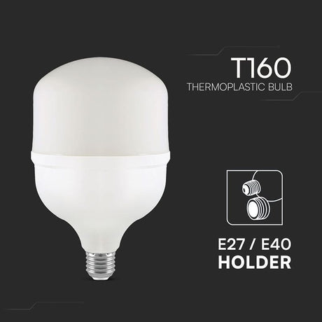V-Tac Bec LED BEC LED T160 E27/E40 60W 6500K ALB RECE