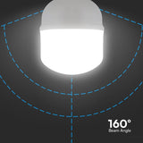 V-Tac Bec LED BEC LED T160 E27/E40 60W 6500K ALB RECE