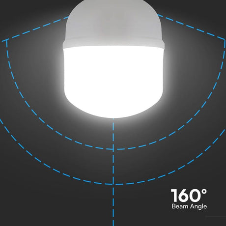 V-Tac Bec LED BEC LED T160 E27/E40 60W 6500K ALB RECE