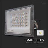 V-Tac Reflector LED REFLECTOR LED SMD 30W 3IN1 IP65 CABLU - GRI