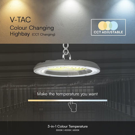 V-Tac Corp iluminat CORP ILUMINAT LED INDUSTRIAL 150W 3IN1 IP65 - GRI