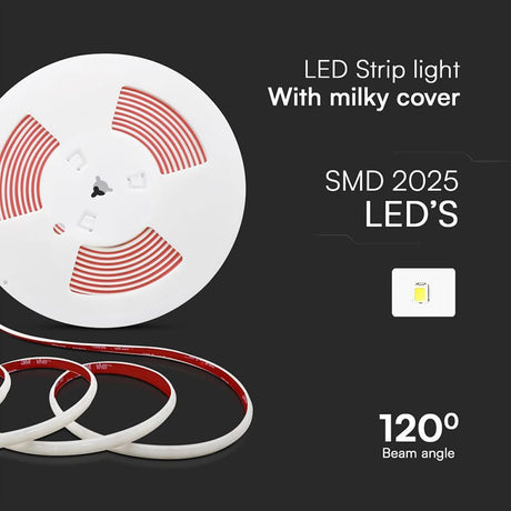 V-Tac Banda LED BANDA LED COB 12.5W/M 220-240V IP65 6500K ROLA 5M