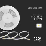 V-Tac Banda LED BANDA LED SMD 2835 10.5W/M 220-240V IP65 6500K ROLA 10M