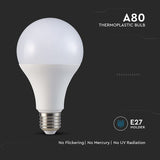 V-Tac Bec LED BEC LED A80 E27 20W 4000K ALB NEUTRU