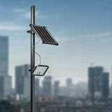 V-Tac Reflector LED Reflector LED Solar V-Tac 10W 1500lm IP65 cu Baterie 3600mAh, 4000K+6000K, Negru