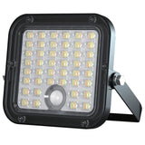 V-Tac Reflector LED Reflector LED Solar V-Tac 10W 1500lm IP65 cu Baterie 3600mAh, 4000K+6000K, Negru