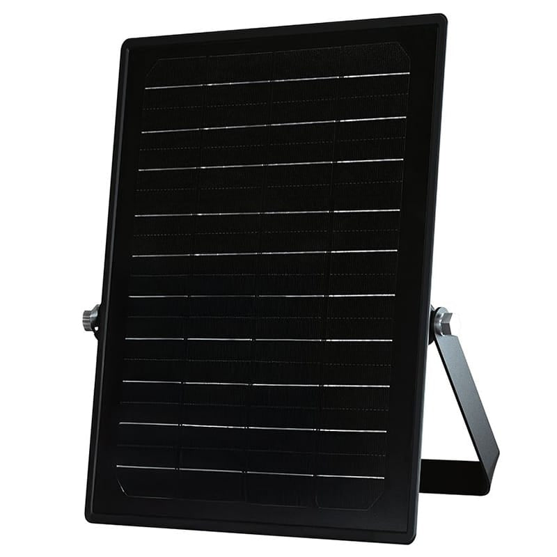 V-Tac Reflector LED Reflector LED Solar V-Tac 10W 1500lm IP65 cu Baterie 3600mAh, 4000K+6000K, Negru