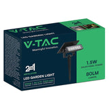 V-Tac Lampa LED LAMPA LED SOLARA 0.9W 3000K 2IN1 MONTAJ PERETE + TARUS GRADINA IP65