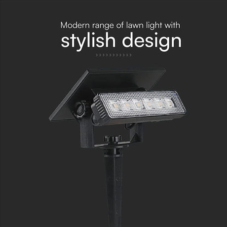 V-Tac Lampa LED LAMPA LED SOLARA 0.9W 3000K 2IN1 MONTAJ PERETE + TARUS GRADINA IP65