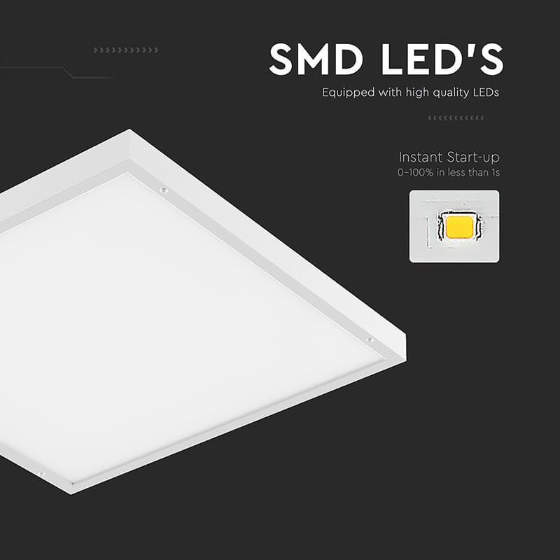 V-Tac Panou LED PANOU LED 36W 2IN1 60CM X 60CM 4000LM 6500K ALB RECE