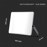 V-Tac Reflector LED REFLECTOR LED SMD 50W 3IN1 IP65 CABLU - NEGRU