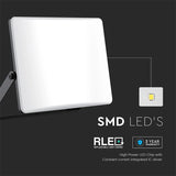 V-Tac Reflector LED REFLECTOR LED SMD 50W 3IN1 IP65 CABLU - NEGRU