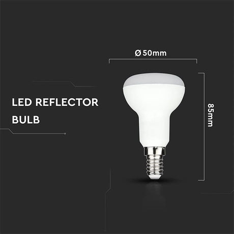 V-Tac Bec LED BEC LED R50 E14 4.8W 3000K ALB CALD