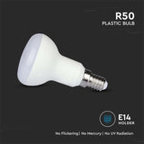 V-Tac Bec LED BEC LED R50 E14 4.8W 3000K ALB CALD