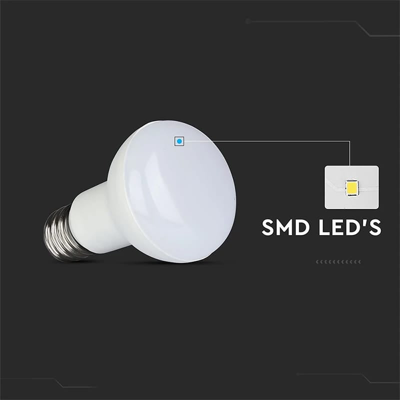 V-Tac Bec LED BEC LED R63 E27 8.5W 4000K ALB NEUTRU