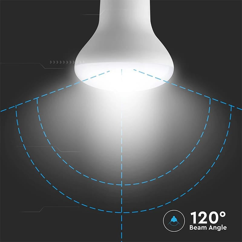 V-Tac Bec LED BEC LED R63 E27 8.5W 6500K ALB RECE