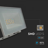 V-Tac Reflector LED REFLECTOR LED SMD 10W 6500K IP65 - ALB