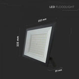 V-Tac Reflector LED REFLECTOR LED SMD 100W 6400K IP65 - NEGRU