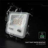 V-Tac Reflector LED REFLECTOR LED SMD 10W 3IN1 IP65 CIP CREE- NEGRU/GRI