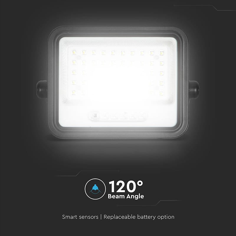 V-Tac Panou solar Reflector Solar V-Tac SKU-24083 | 100W, 1200LM, 7in1, Negru