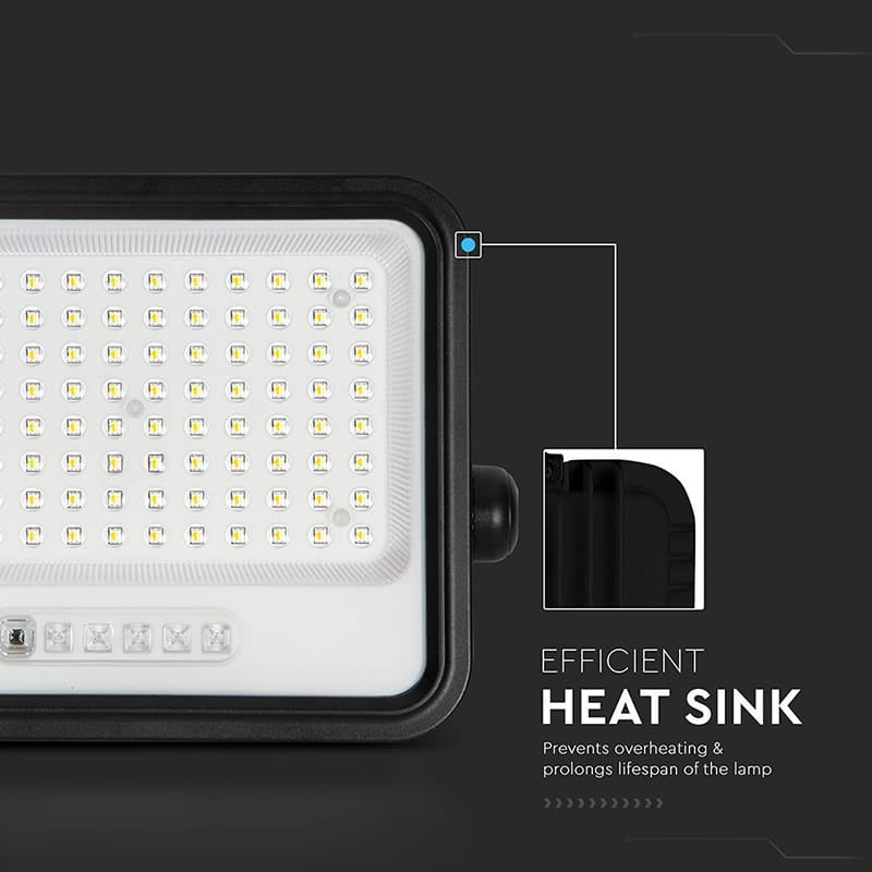 V-Tac Proiector LED Proiector LED Solar V-Tac SKU-24084 | 200W, 2000-8000K, Dimabil, IP65