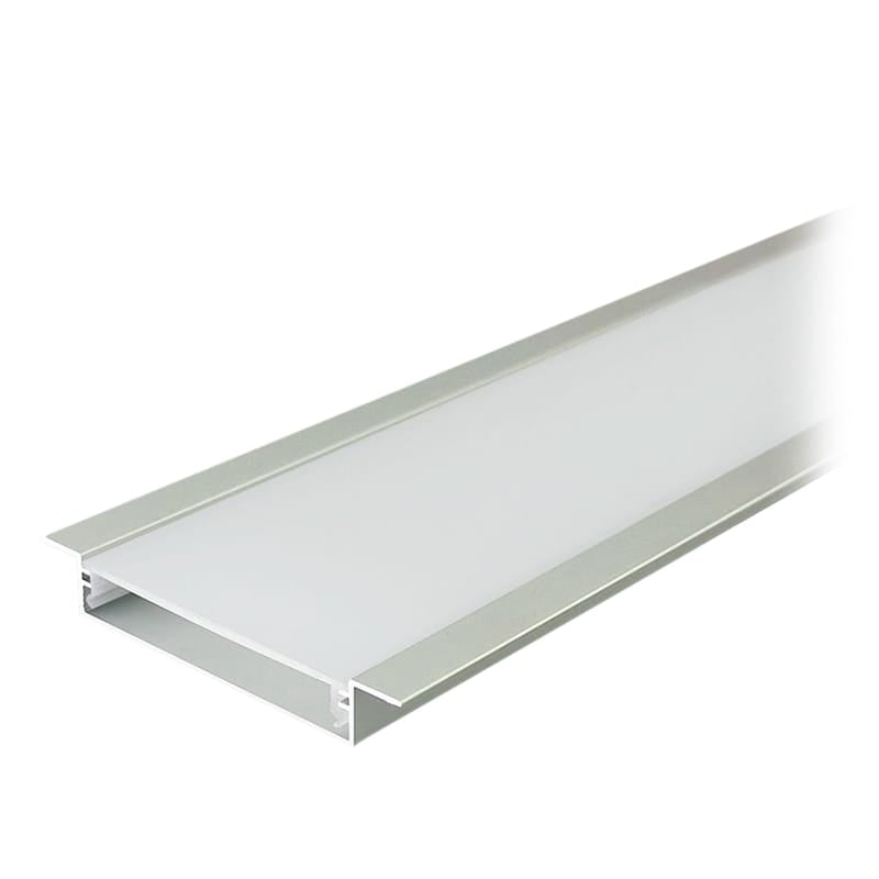 V-Tac Accesorii lumini scena Profil Aluminiu V-Tac SKU-24103 | Banda LED, 2m, 50x10mm, Argintiu