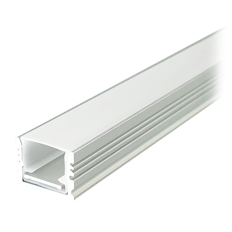 V-Tac Accesorii lumini scena Profil Aluminiu V-Tac SKU-24104 | Banda LED, 2m, 17x14mm, Argintiu