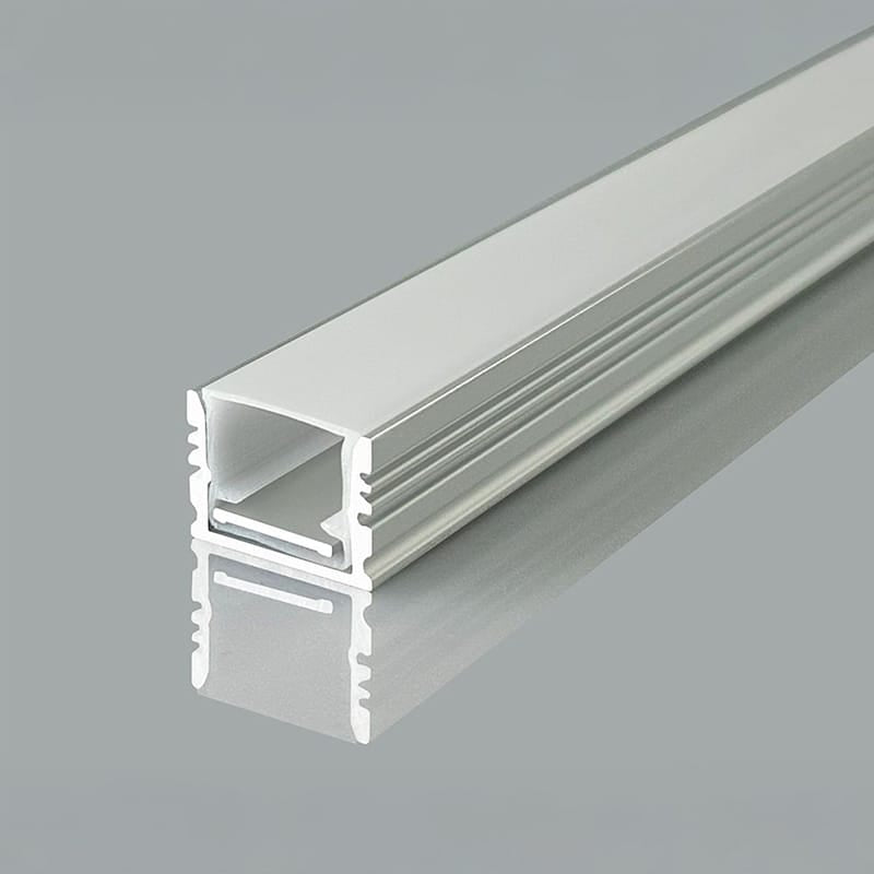 V-Tac Accesorii lumini scena Profil Aluminiu V-Tac SKU-24104 | Banda LED, 2m, 17x14mm, Argintiu