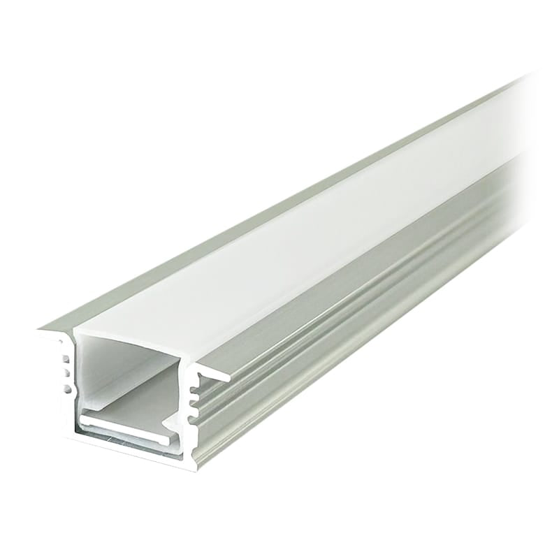 V-Tac Accesorii lumini scena Profil Aluminiu V-Tac SKU-24105 | Banda LED, 2m, 17x14mm, Argintiu
