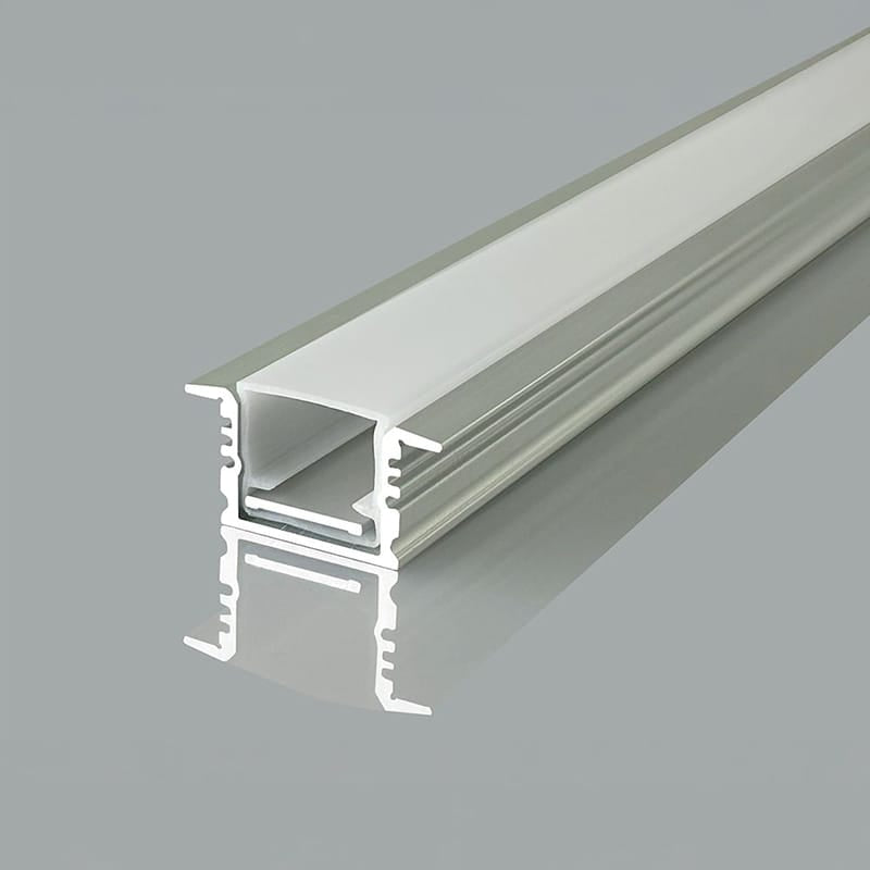 V-Tac Accesorii lumini scena Profil Aluminiu V-Tac SKU-24105 | Banda LED, 2m, 17x14mm, Argintiu