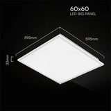 V-Tac Panou LED Panou LED V-Tac SKU-241456 | 40W, 60x60cm, 4000K, 120lm/W, CIP CREE
